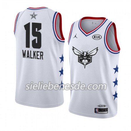 Herren NBA Charlotte Hornets Trikot Kemba Walker 15 2019 All-Star Jordan Brand Weiß Swingman